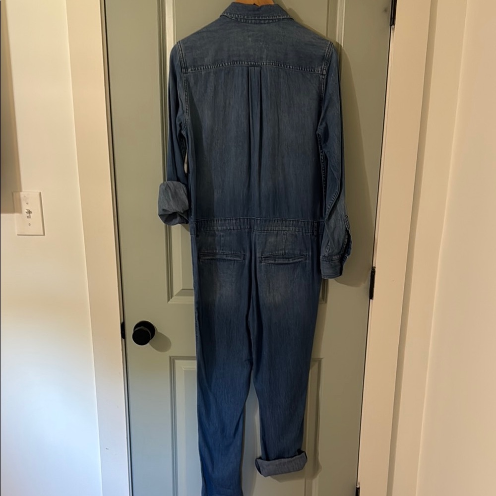 GAP Denim Jumpsuit - Blue - Picture 5 of 5